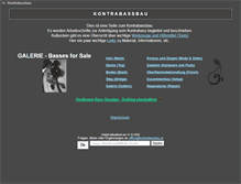 Tablet Screenshot of kontrabassbau.at